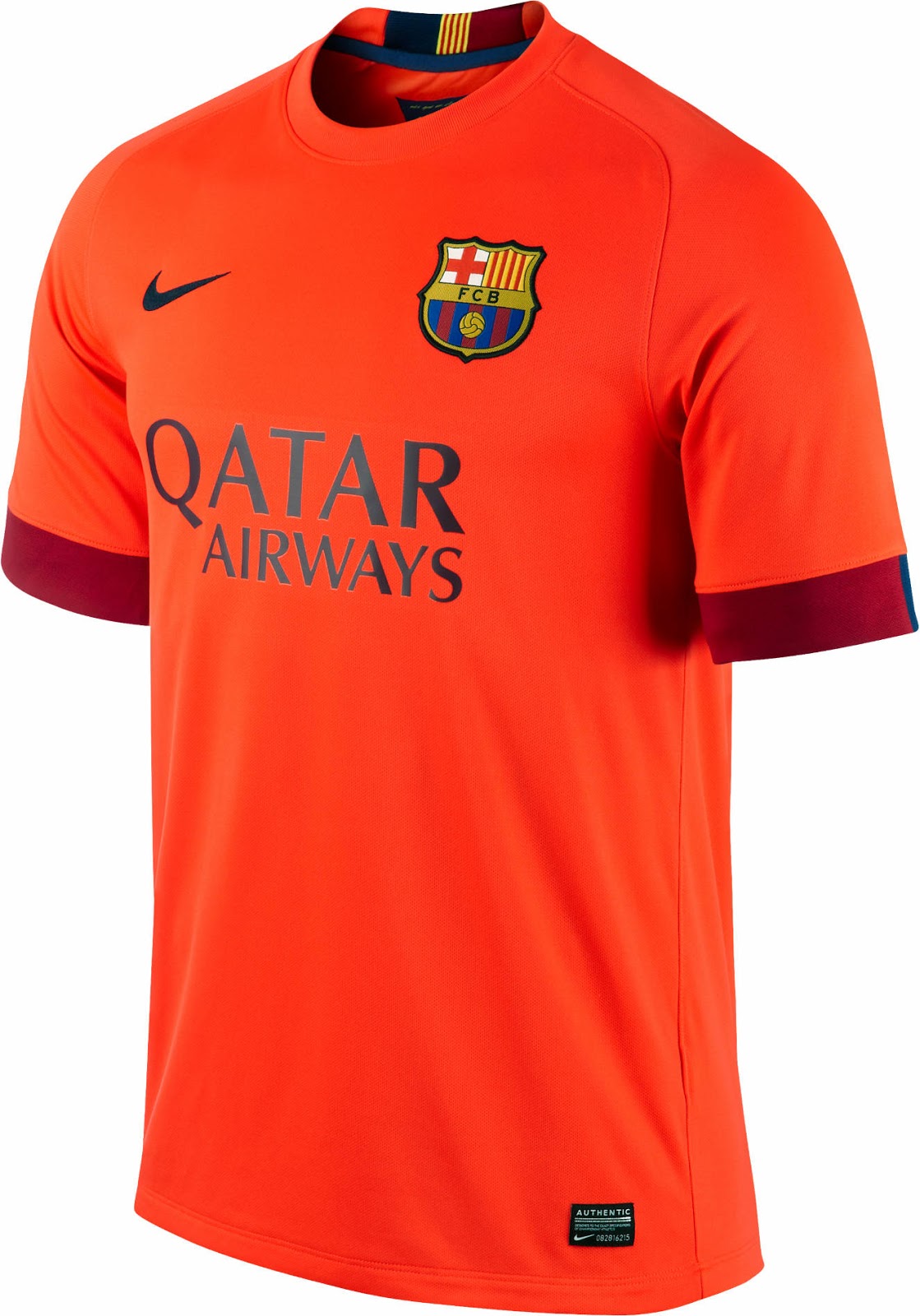 barcelona jersey colors